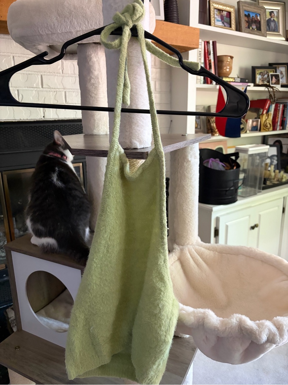 S Green Halter top